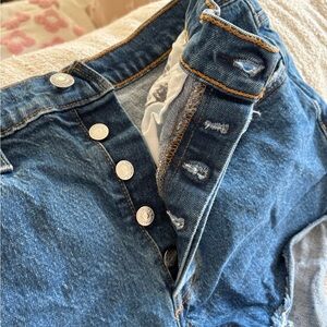 Levi's Classic Blue Denim 501 Shorts - Women’s Size 28